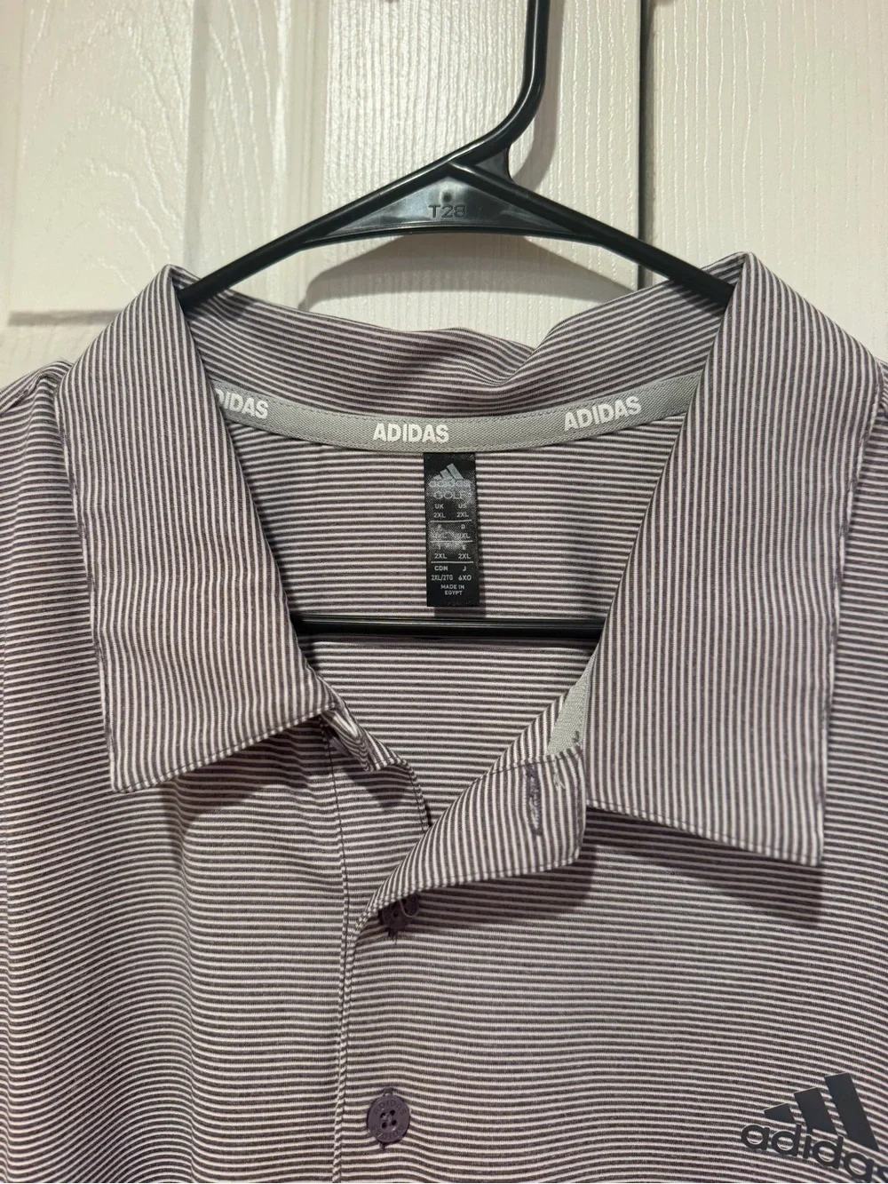 adidas Men’s Light Gray Polo with Subtle Logo